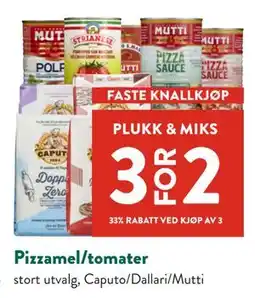 Jacobs Pizzamel/tomater tilbud