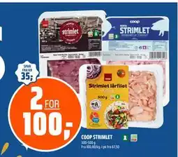 Coop Obs COOP STRIMLET tilbud
