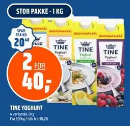 Coop Obs TINE YOGHURT tilbud