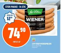 Coop Obs LEIV VIDAR WIENERPØLSER tilbud