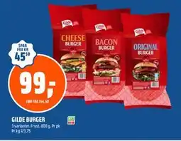 Coop Obs GILDE BURGER tilbud