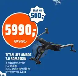 Coop Obs TITAN LIFE AMROC 7.0 ROMASKIN tilbud