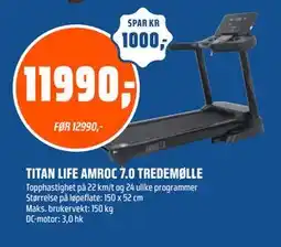 Coop Obs TITAN LIFE AMROC 7.0 TREDEMØLLE tilbud