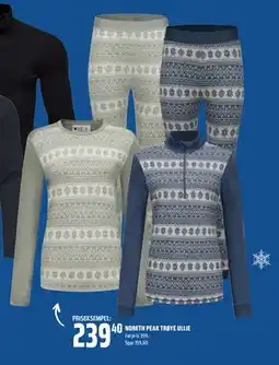 Coop Obs NORETH PEAK TRØYE ULLIE tilbud