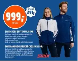 Coop Obs SWIX CROSS SOFTSHELLJAKKE tilbud