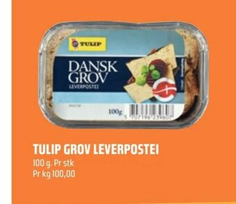 Coop Obs Tulip grov leverpostei tilbud