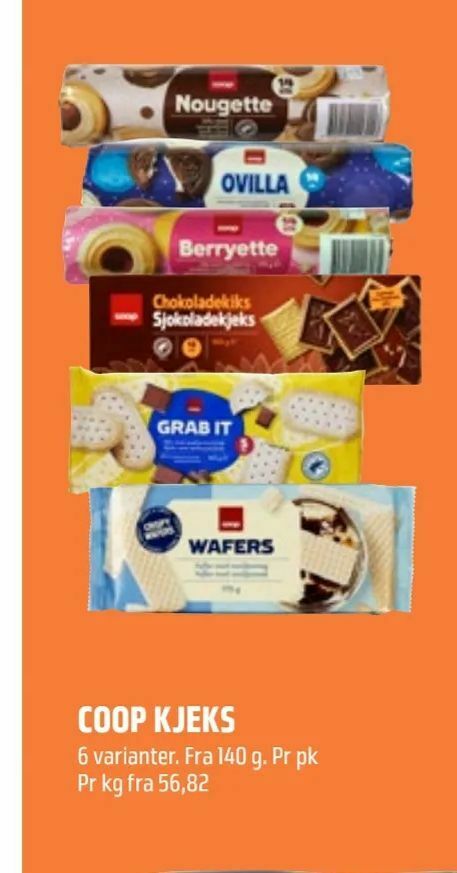 Coop Obs Coop kjeks tilbud