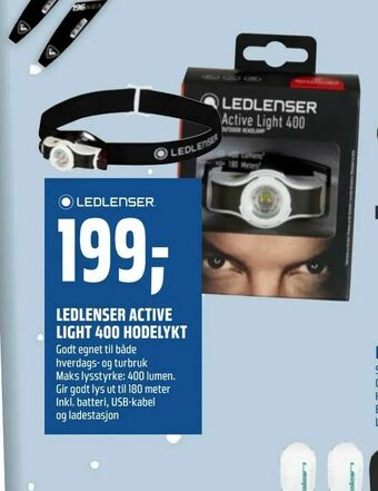Ledlenser active light 400 hodelykt