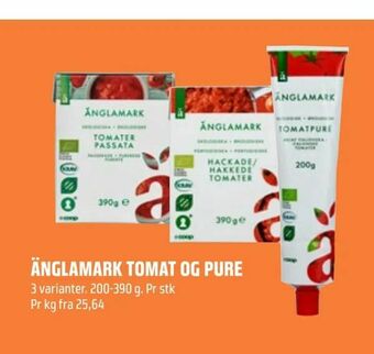 Coop Obs Änglamark tomat og pure tilbud
