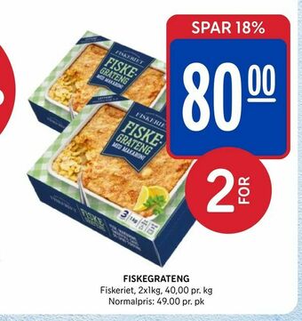 Rema 1000 Fiskegrateng tilbud