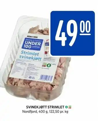 Rema 1000 Svinekjøtt strimlet tilbud