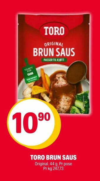 Coop Extra Toro brun saus tilbud