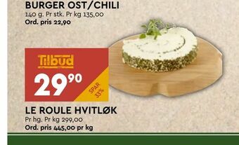 Coop Mega Le roule hvitløk tilbud