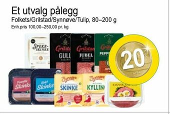 Joker Et utvalg pålegg tilbud