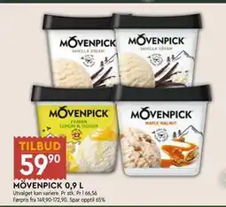Coop Mega MÖVENPICK 0,9 L tilbud