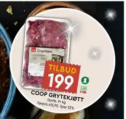 Coop Mega COOP GRYTEKJØTT tilbud