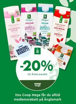 Coop Mega 20% på Änglamark tilbud