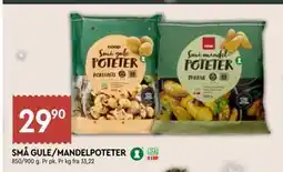 Coop Mega SMÅ GULE/MANDELPOTETER tilbud
