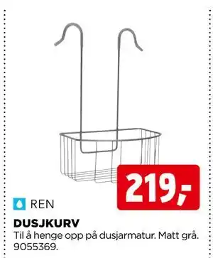 jem & fix DUSJKURV tilbud