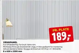 jem & fix VEGGPANEL tilbud
