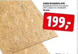 jem & fix OSB3 BYGGEPLATE tilbud