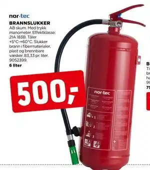 jem & fix BRANNSLUKKER tilbud