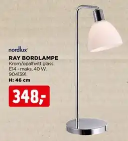 jem & fix RAY BORDLAMPE tilbud