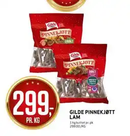 Bunnpris GILDE PINNEKJØTT LAM tilbud