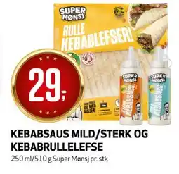Bunnpris KEBABSAUS MILD/STERK OG KABABRULLELEFSE tilbud