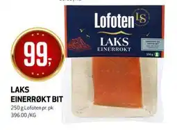 Bunnpris LAKS EINERRØKT BIT tilbud