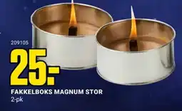 Europris Fakkelboks Magnum stor tilbud