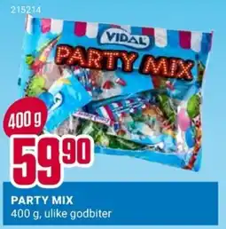 Europris Party Mix tilbud