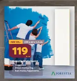 Megaflis Forestia Walls2paint tilbud
