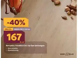 Megaflis BerryAlloc Trendline 8 XL Lily Oak laminatgulv tilbud
