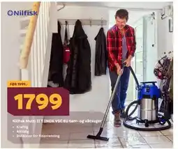 Megaflis Nilfisk Multi II T INOX VSC EU tørr- og våtsuger tilbud