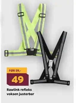 Megaflis Rawlink refleks voksen justerbar tilbud
