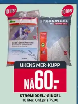 Europris STRØMIDDEL/-SINGEL, App-pris tilbud