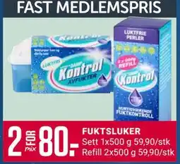 Europris FUKTSLUKER, Medlemspris tilbud