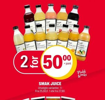 Coop Extra Smak juice tilbud