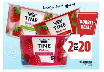 Coop Prix Tine rislunsj tilbud