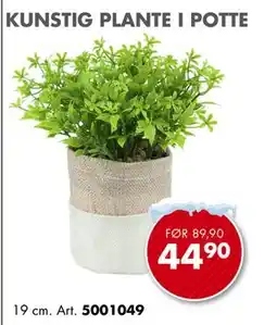 Sparkjøp KUNSTIG PLANTE I POTTE tilbud