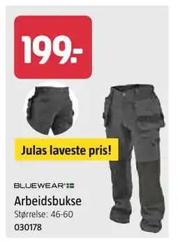 Jula Arbeidsbukse tilbud