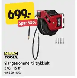 Jula Slangetrommel til trykkluft 3/8” 15 m tilbud