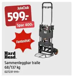 Jula Sammenleggbar tralle 68/137 kg, Medlemspris tilbud
