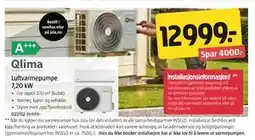 Jula Luftvarmepumpe 7,20 kW tilbud