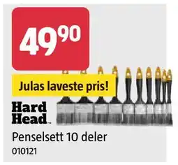 Jula Penselsett 10 deler tilbud