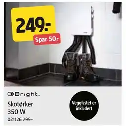 Jula Skotørker 350 W tilbud