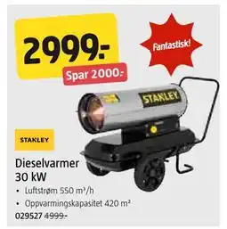 Jula Dieselvarmer 30 kW tilbud