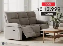 Skeidar Denver 3-seter recliner tilbud