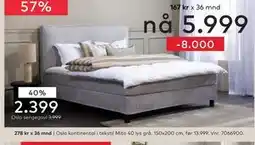 Skeidar Oslo kontinental tilbud